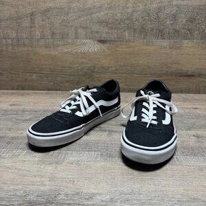 Vans Old Skool Black Canvas Sneakers Women's Size 9.5